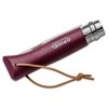 Nôž OPINEL Inox VRI No.08 8.5cm Trekking,burgundy,kož.povrázok 3