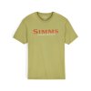 Simms Logo T-shirt White 3XL (Veľkosť XL, Farba Simms Orange/Military Heather)