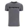 Simms Logo T-shirt White 3XL (Veľkosť XL, Farba Simms Orange/Military Heather)