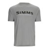 Simms Logo T-shirt White 3XL (Veľkosť XL, Farba Simms Orange/Military Heather)