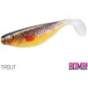 Gumená nástraha BOMB! Hypno 3D 9cm 3ks (Farba Rainbow)