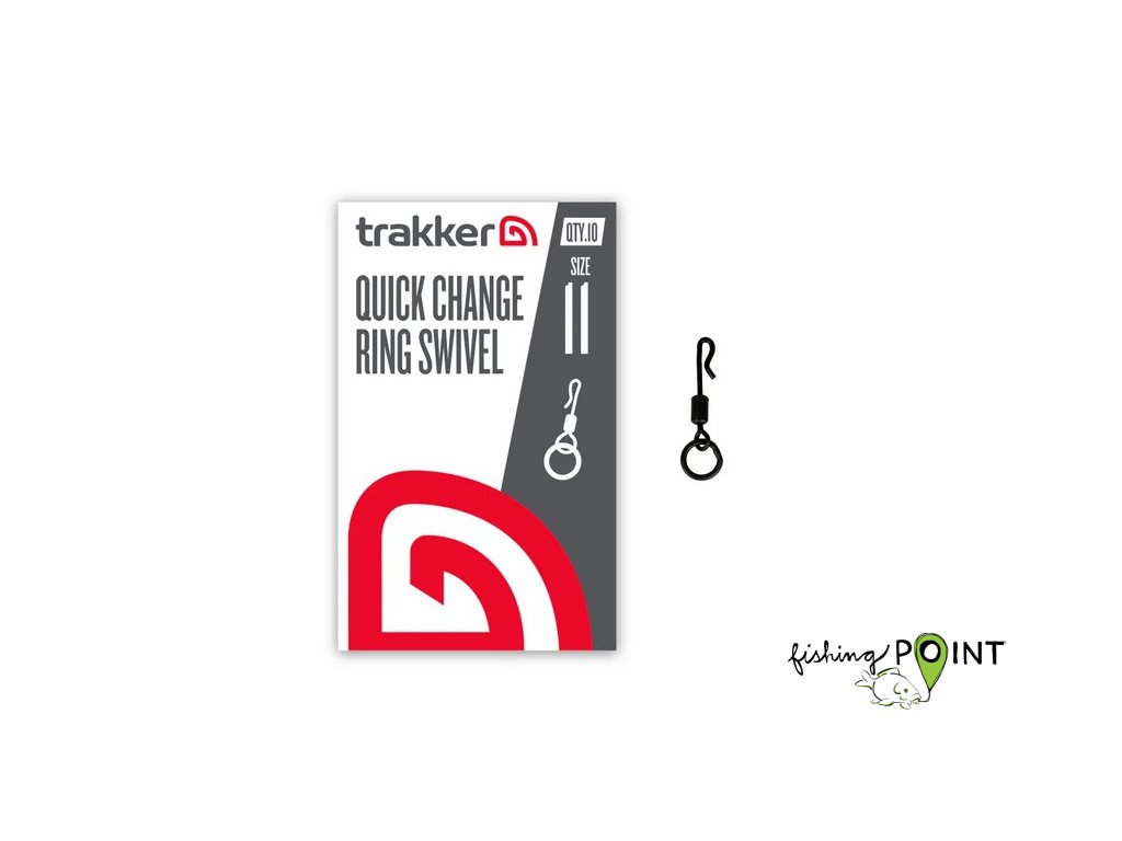 Trakker Products  Obratlík s kroužkem Quick Change Ring Swivel - size 11
