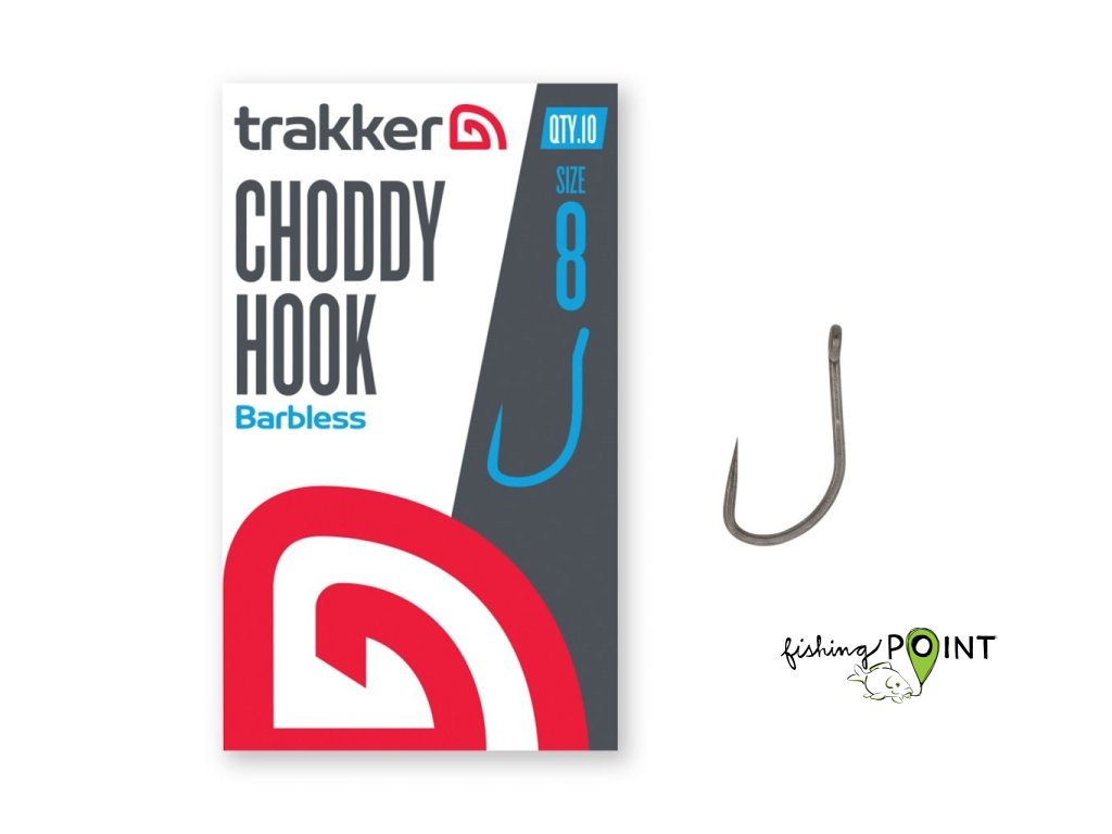 Trakker Products  Háček - Choddy Hooks Size 8 (Barbless)