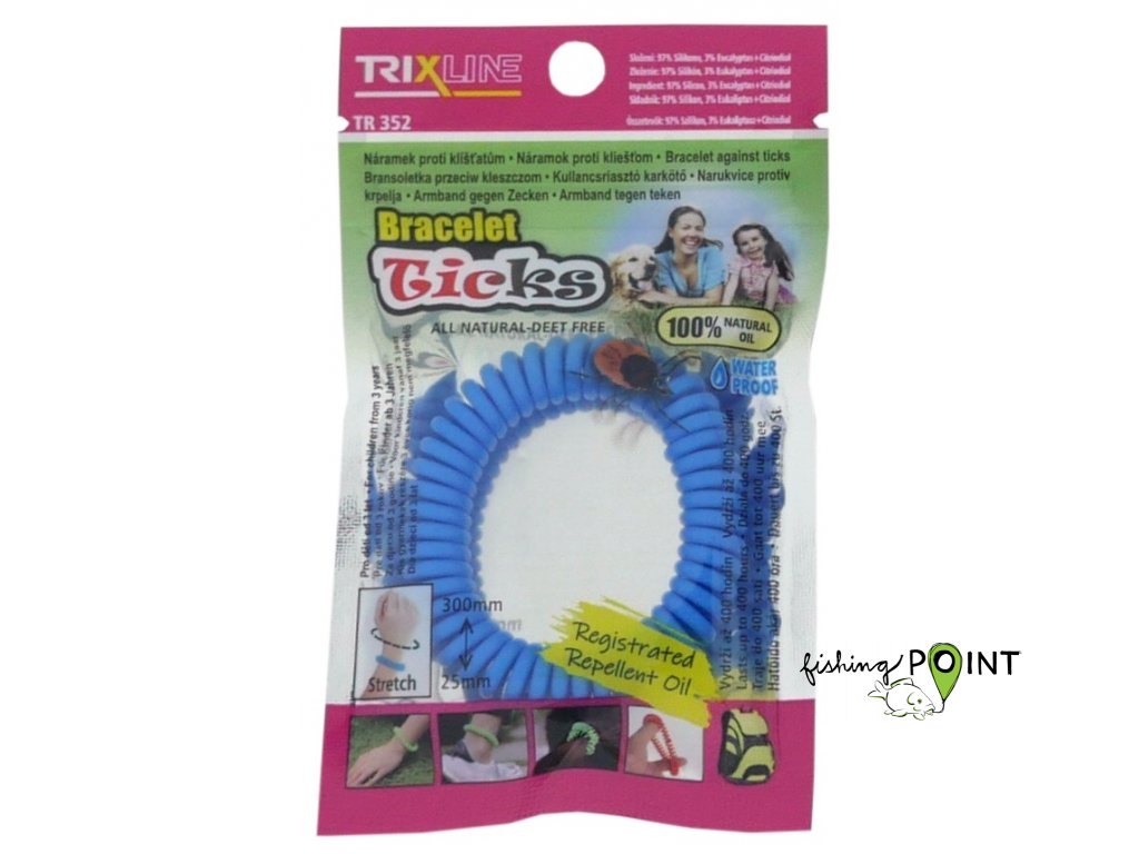 Trixline BC TR 352 Repelentní náramek proti klíšťatům TICKS (Varianta Trixline BC TR 352 Repelentní náramek proti klíšťatům TICKS)