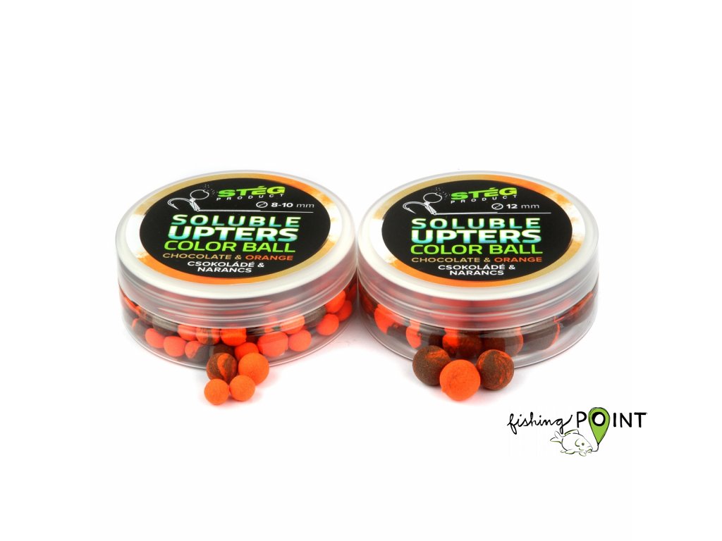 Stég SOLUBLE UPTERS COLOR BALL  12mm 30g Chocolate-Orange