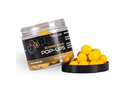 Nash Pop Up Boilie Scopex Squid 12 mm 75 g Yellow