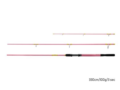 Delphin Rybářský prut QUEEN Feeder 3.30 m 100 g + 3 špičky