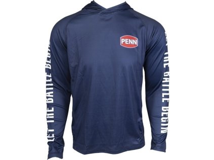 PENN Funkční Triko S Dlouhým Rukávem A Kapucí Pro Hooded Jersey - M