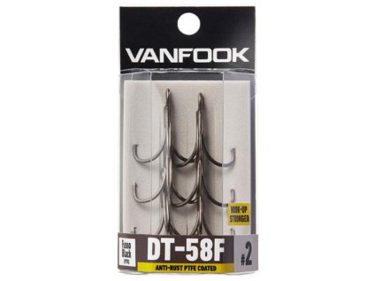 VanFook Trojháčky DT-58F velikost 1/0 - 4 ks