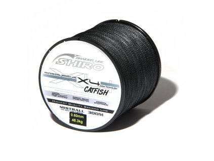 Mistrall Šňůra SHIRO BLACK CATFISH 300 m (Varianta Mistrall Šňůra SHIRO BLACK CATFISH 300 m 0,60 mm 48,3 kg)