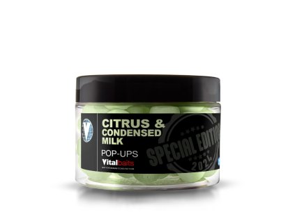Vitalbaits Pop-Up Citrus & Condensed Milk Green 50g 14mm