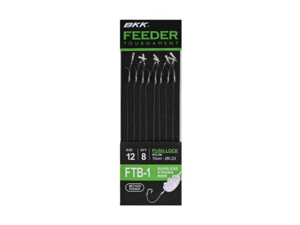 BKK Návazec Feeder Tournament FTB-1 Push-Lock Rigs (Varianta Velikost 16 8ks)