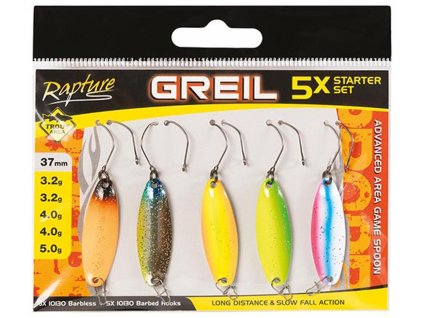 Rapture Set plandavek  AREA SPOON GREIL  37mm 3,2g-5g