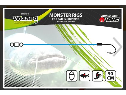 WIZARD MONSTER CLASSIC MONO RIG návazec na sumce