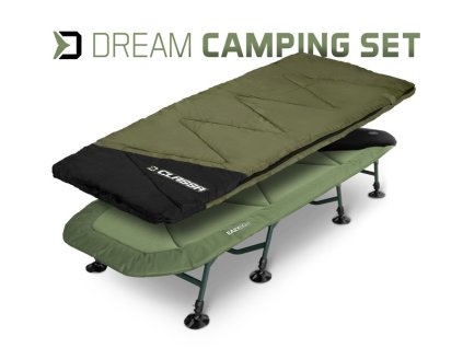 Delphin Kempingový set DREAM - Lehátko EazyEIGHT 8 + Spací pytel CLASSA