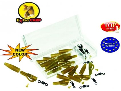 Extra Carp  Lead Clip Extra Box With Rolling Swivel