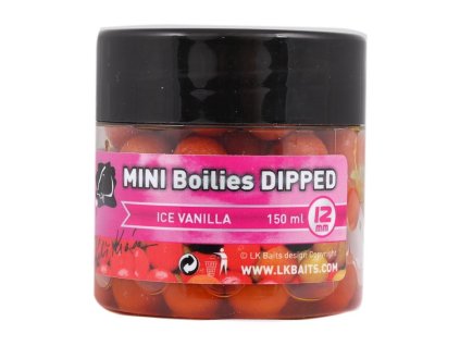 LK Baits Mini Boilies in Dip 12mm 150ml  Compot N.H.D.C