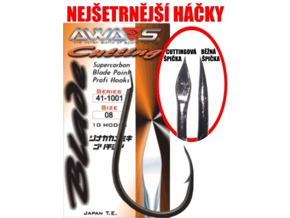 AWA-S Háčky CUTTING BLADE 1001 BLACK NICKEL 1