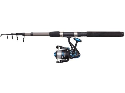 DAM Rybářský prut Full Tech Tele Spin Combo 2,4 m 20-40 g + Naviják 3000 + Vlasec