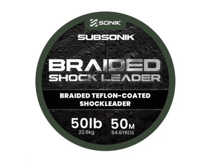 Sonik Šňůrka Braided Shock Leader 50m 50lb