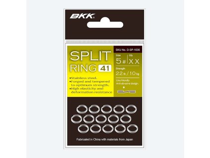 BKK Kroužek Split Ring-41 (Varianta Velikost 0 4kg 20ks)
