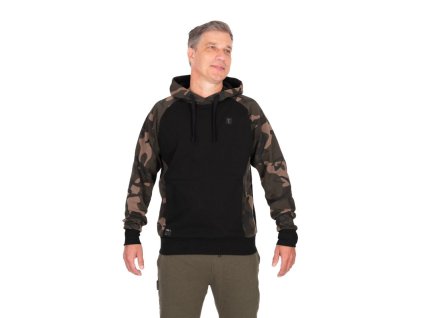 Fox International Mikina Black/Camo Pullover Premium 310 Hoodie - vel. M
