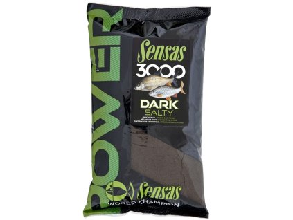 Sensas Krmítková směs 3000 Power Dark Salty 1kg