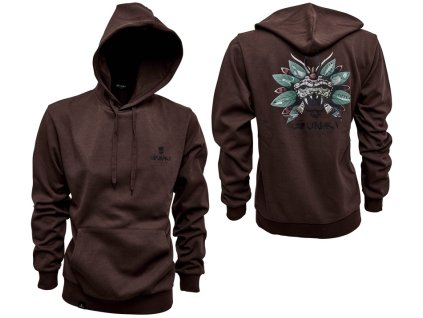 GUNKI Mikina Chief Brown Hoody vel. XL