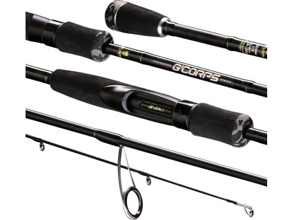 GUNKI Rybářský prut G Corps Crossover S 2,1m M/ML 3,5-20g