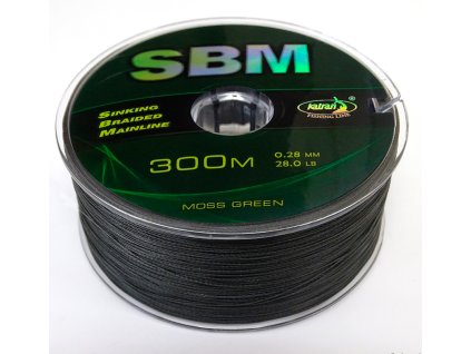 Katran Potápivá šňůra Sinking Braided Mainline SBM (Varianta Katran Potápivá šňůra Sinking Braided Mainline SBM 12,7kg 0,28mm 300m)