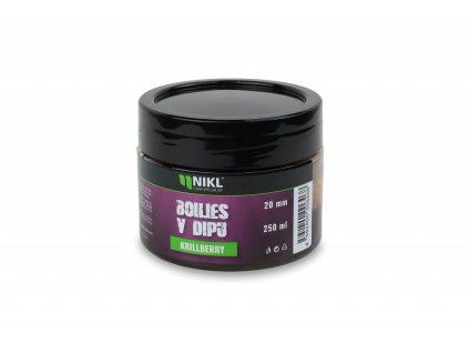 Karel Nikl Boilies v dipu Krill Berry - 24mm, 250g