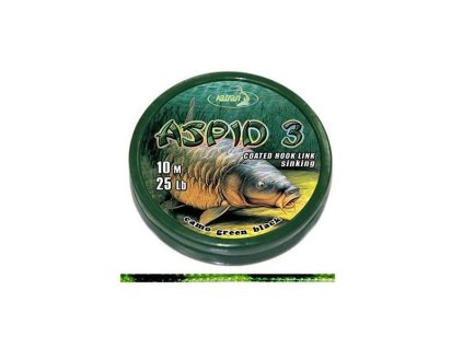 Katran Ztužená návazcová šňůrka Coated braided hook links ASPID (Varianta Katran Ztužená návazcová šňůrka Coated braided hook links ASPID 3 25lb 10m)