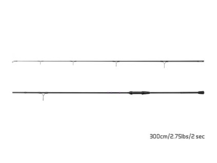 Delphin Rybářský prut Corsa Black Carp 3,0m 2,75lb 2díl
