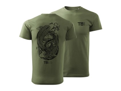 TB BAITS Tričko Olive Edition - XL