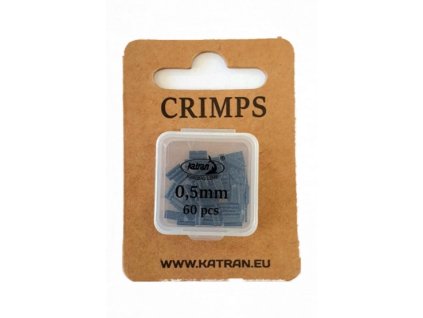 Katran  Náhradní krimpovací svorky Crimps 0,50 mm 50 ks + 10ks zdarma