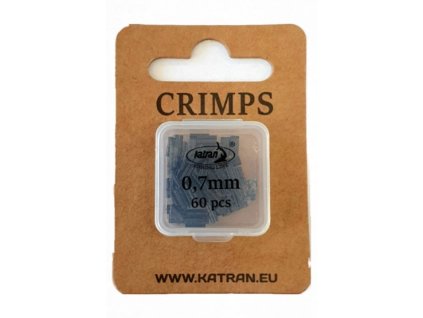 Katran Náhradní krimpovací svorky Crimps 0,70 mm 50 ks + 10ks zdarma
