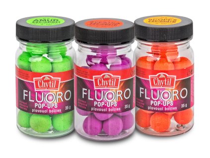 CHYTIL Fluoro Pop Up 15 mm, 35 g Příchuť Ananas