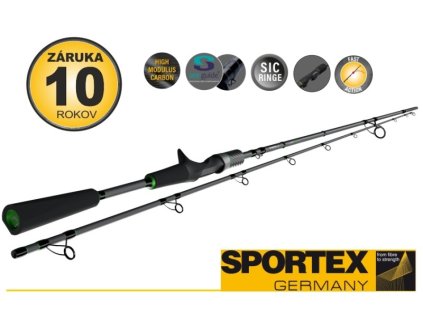Sportex Rybářský prut JIG-Xpert Barsch Baitcast 1,88 m 4-18 g