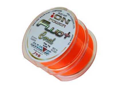 AWA-S Vlasec ION Power Fluo+ Coral 600m - 2x300m - 0,309mm 12,35kg