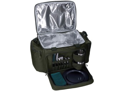 Mikado Taška ENCLAVE THERMO SET - Termo taška + Jídelní sada 2 osoby (42X29x30cm)