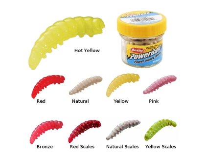 Berkley Vosí larva POWERBAIT HONEY WORMS 2.5CM RED