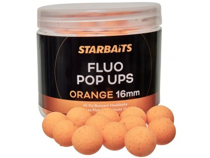 Starbaits Fluo Pop Ups Orange 70g