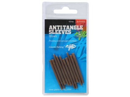 GIANTS FISHING PŘEVLEKY PROTI ZAMOTÁNÍ ANTI-TANGLE SLEEVES BROWN LARGE ( 40MM )/10KS