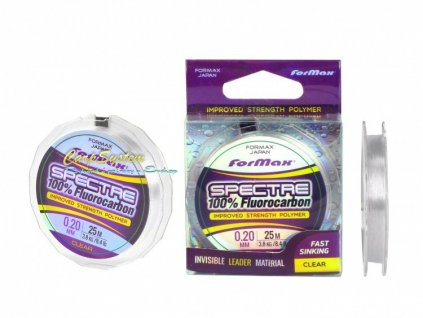 ForMax Spectre - fluorocarbon 50m (Varianta ForMax Spectre - fluorocarbon 50m - 0,08mm - 0,8kg)