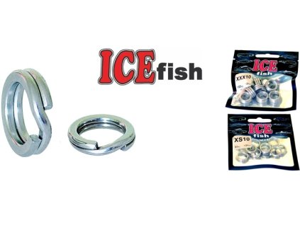 ICE fish Ploché kroužky - super pevné (Varianta ICE fish Ploché kroužky - super pevné vel.7 - 10ks/bal  30kg)
