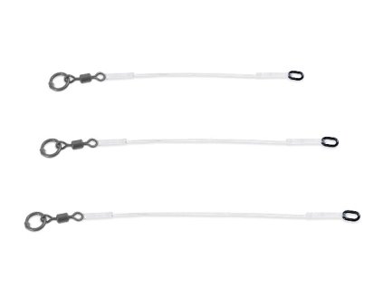 Carp ´R´ Us Superstiff Link - Oval Ring & Ring Swivel (Varianta Carp ´R´ Us Superstiff Link - Oval Ring & Ring Swivel - 6,5cm 90lb, 2 pcs)