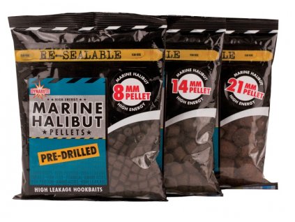 Dynamite Baits Pelety s dírkou Marine Halibut (Varianta Dynamite Baits Pelety s dírkou Marine Halibut 14mm 900g)