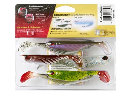 Berkley Sada gumových nástrah POWERBAIT LINEAR FISHING PRO PACK Zander (Varianta Berkley Sada gumových nástrah POWERBAIT LINEAR FISHING PRO PACK Zander)
