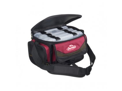 Berkley Taška System Bag Red-Black + 4 boxes