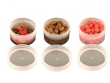 Fox International Kelímky -Bait Tubs Half Size Clear x 6
